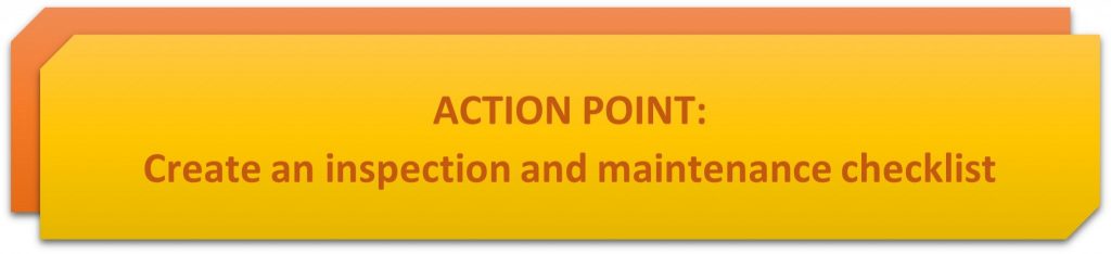 Action point 2 Create Automatic gate inspection checklist