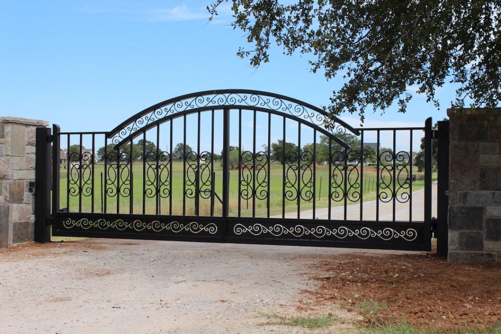 An example of an automatic swing gate